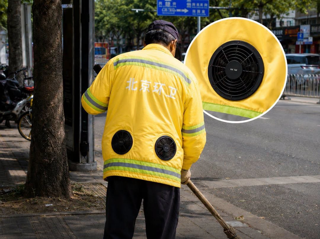 Čistaći ulica u Kini dobivaju električne rashladne prsluke