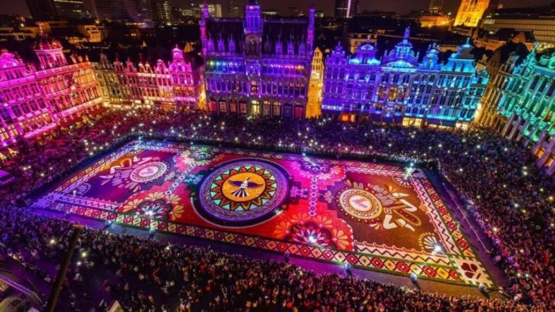 55-godišnja tradicija gdje gotovo milijun cvijetova preobražava središnji trg u Bruxellesu