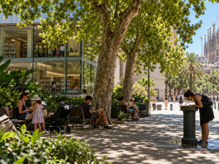 Barcelona ima više od 500 utočišta od vrućine: knjižnice, škole i trgovine postale su dio klimatske infrastrukture