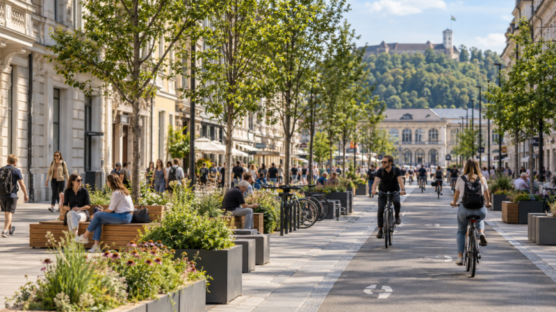 Ljubljana provodi pilot projekt preuređenja ulica koji stavlja ljude na prvo mjesto