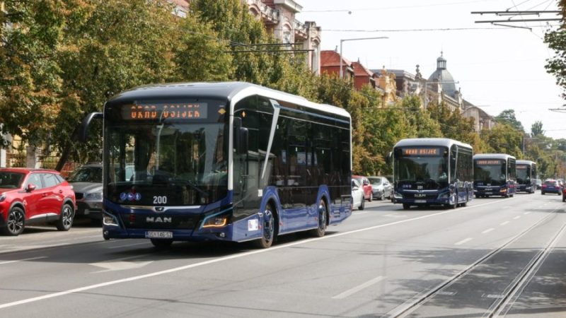 U Osijek stigla prva četiri električna autobusa