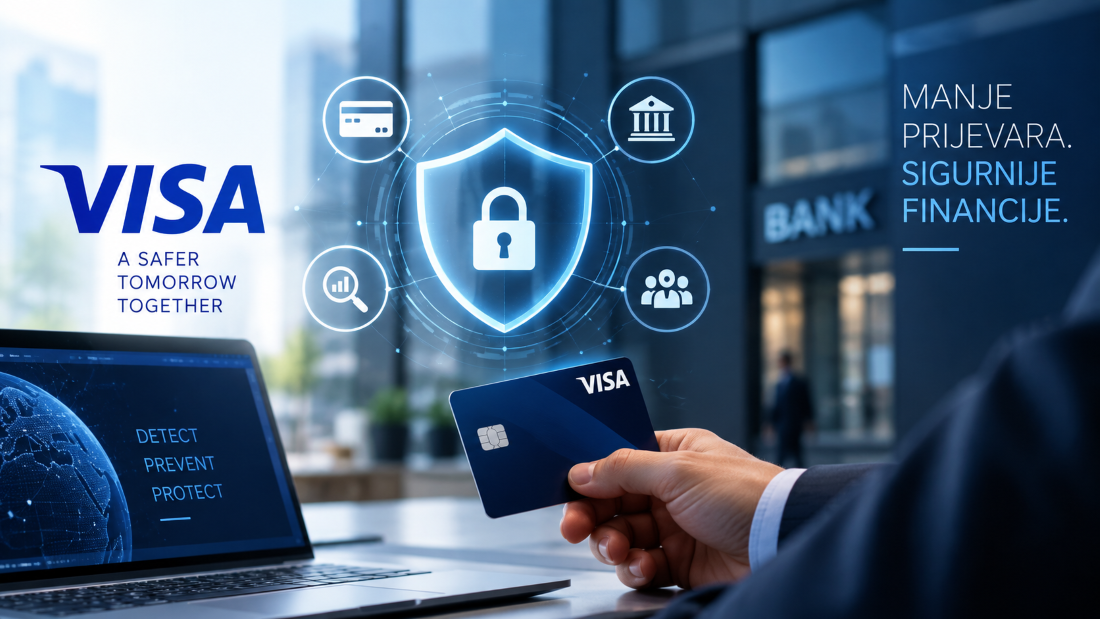 Visa predstavila rješenja koja financijskim institucijama pomažu spriječiti prevare prije nego što sredstva budu povučena s računa