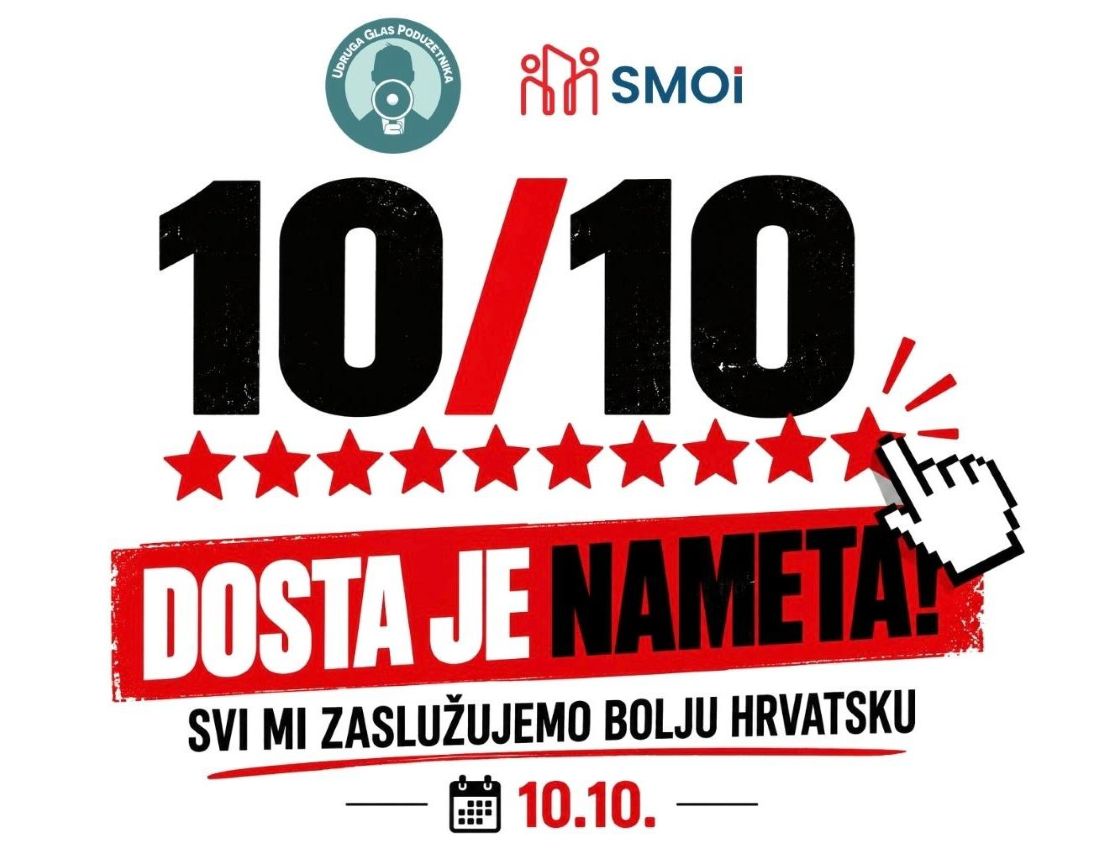 Poziv na sudjelovanje i podršku prosvjedu „Dosta je!“ – 10. listopada u Zagrebu