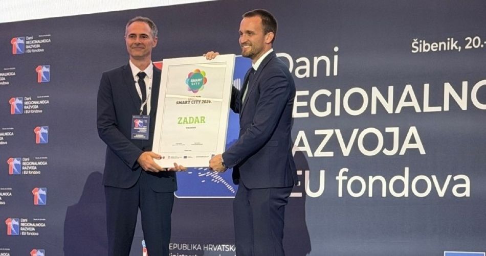 Zadar osvojio titulu najboljeg hrvatskog grada u kategoriji Smart City